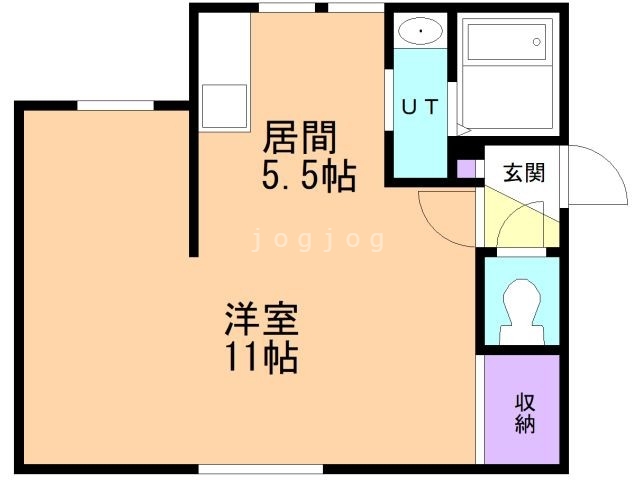 【札幌市東区北三十七条東のマンションの間取り】