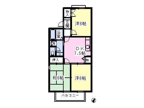 ミューブリードＡの間取り