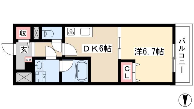 メイボーテセラの間取り