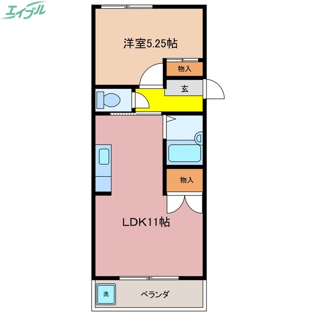 コーポラス日野の間取り