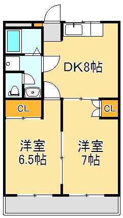 セジュール青葉の間取り写真