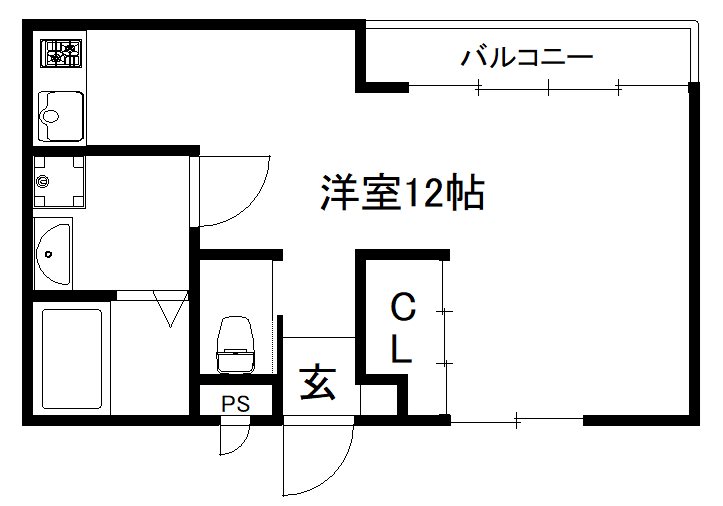 アヴェニール鞍馬口の間取り