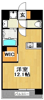ラーナ新水前寺の間取り