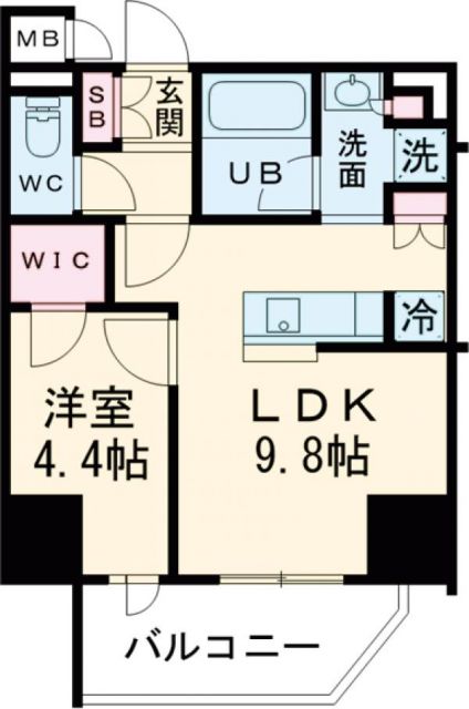 プレサンス丸の内サージュの間取り写真