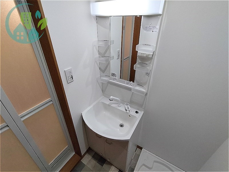 洗面設備　リアライズ箕岡(J：COM320Mネット無料、ペット相談可、