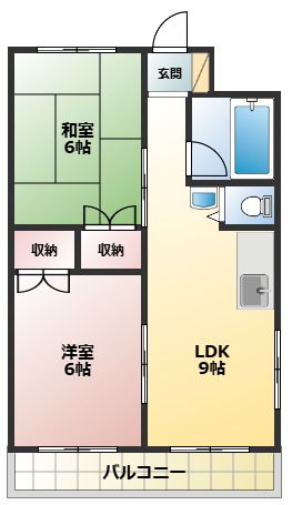 清風マンションの間取り写真