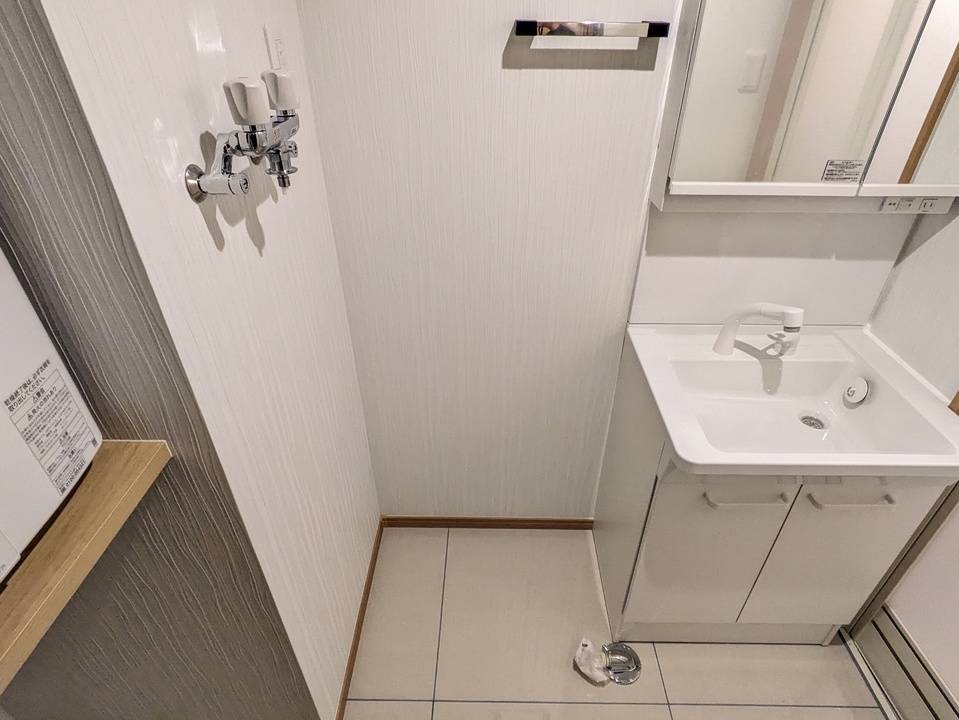 洗面設備　洗濯機置場