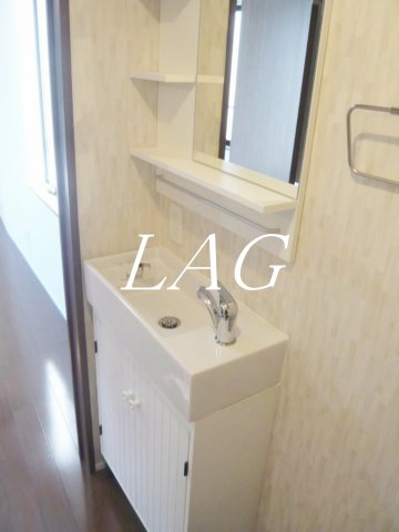 洗面設備　洗面台です。