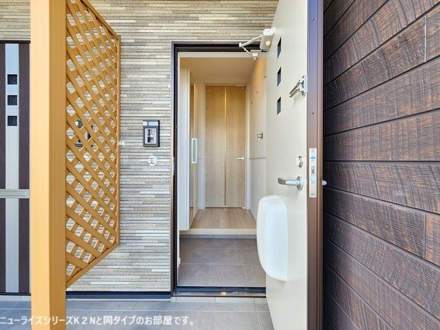 玄関　明るい玄関です