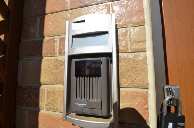 セキュリティ　カメラ付きで安心ですね☆