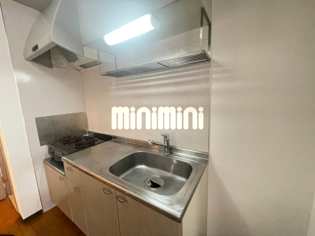 キッチン　ガスコンロ付いていて嬉しいですね