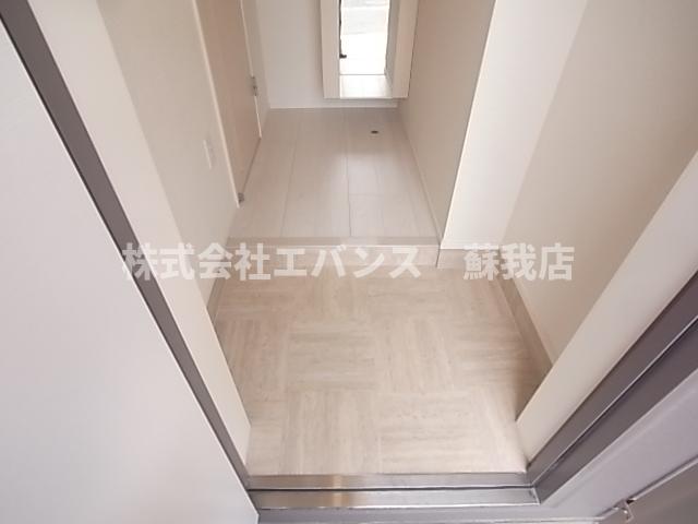 玄関　シューズクローゼット付の玄関です