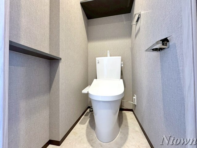 トイレ　ゆったりとした空間のトイレです