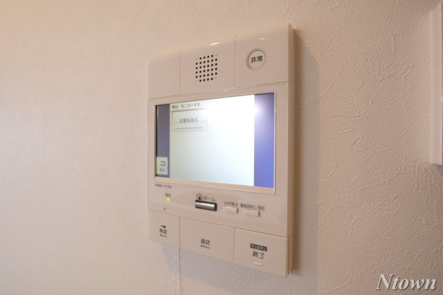 セキュリティ　モニター付きインターホンです