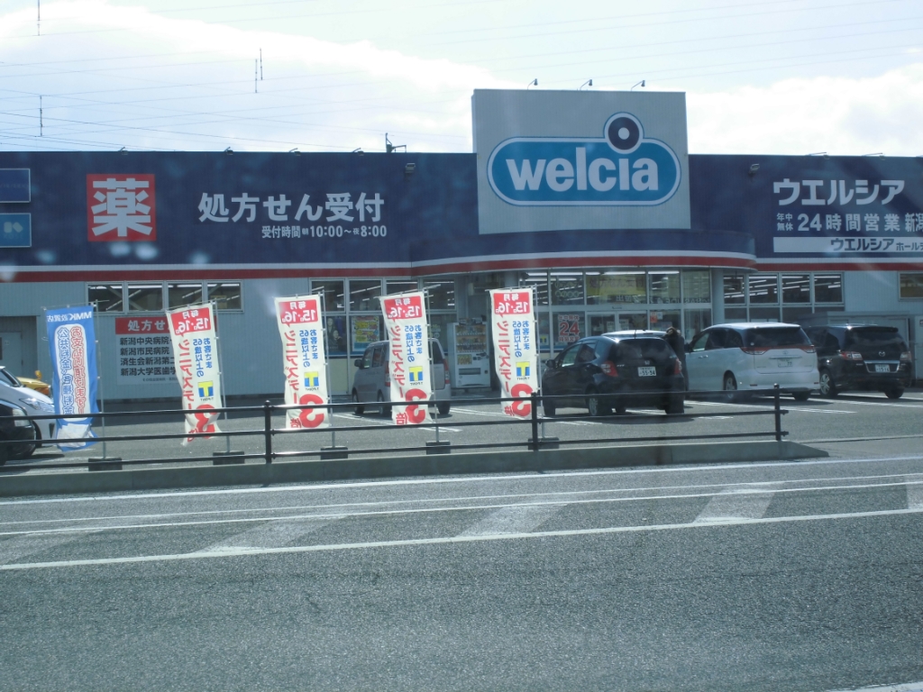 ドラックストア　ウエルシア新潟新和店（ドラッグストア）まで307m