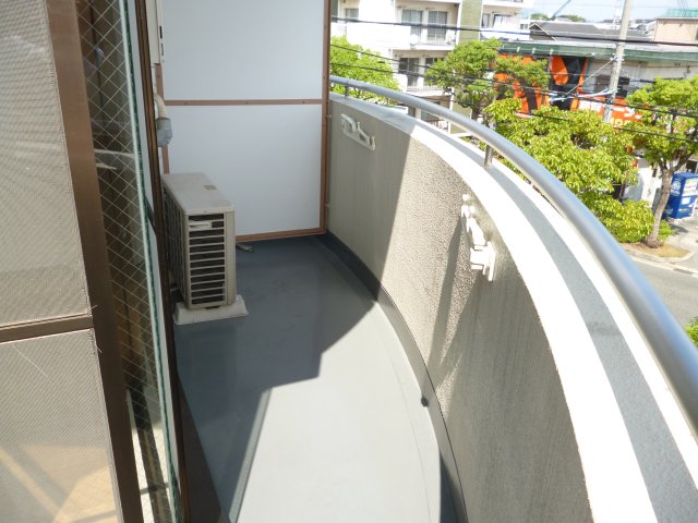 バルコニー　落ち着いた時間を過ごせるバルコニーです