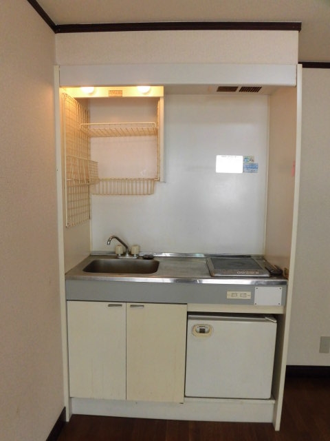 キッチン　※写真は別号室のものです