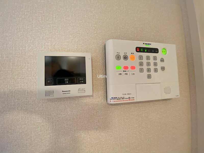 セキュリティ　※別の部屋の写真です