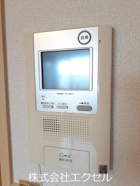 セキュリティ　来訪者の姿を確認できます。