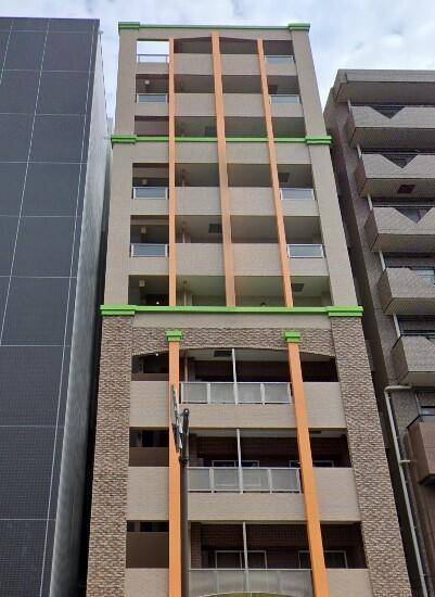 建物外観　外観タイル張りです