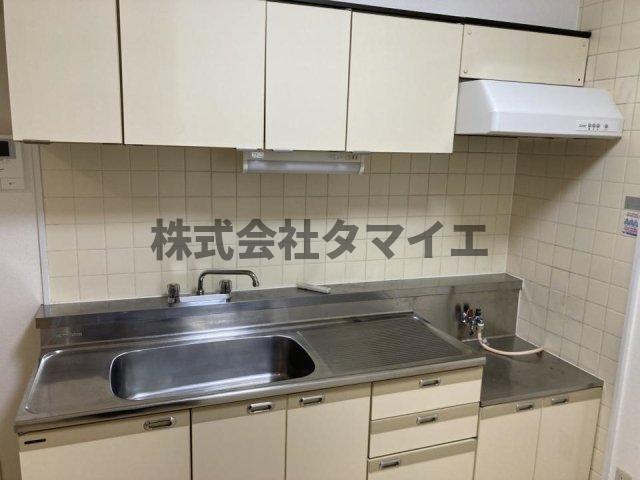 キッチン　ガスコンロ設置可
