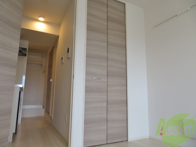 収納　ここに収納があります。収納があると部屋が広く使えます