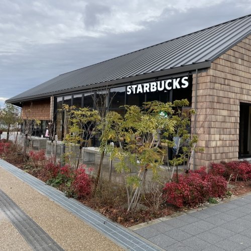 飲食店　スターバックスコーヒー 高槻安満遺跡公園店（飲食店）まで498m