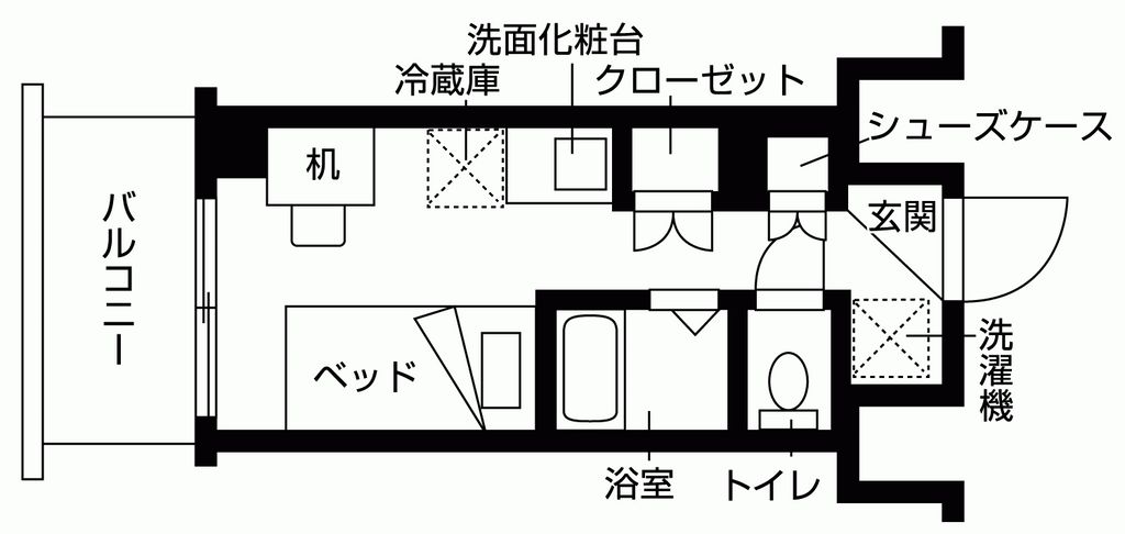 レジディア浦安IIIの間取り写真