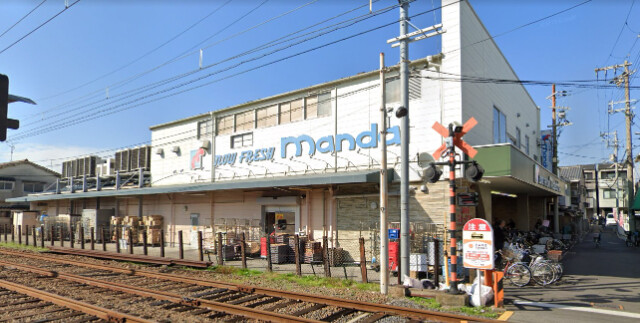 スーパー　万代諏訪ノ森店（スーパー）まで217m