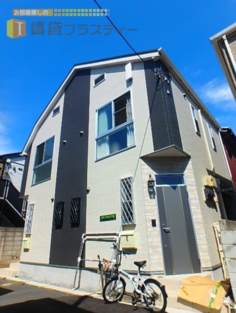 建物外観　スタイリッシュなツートンの外観。