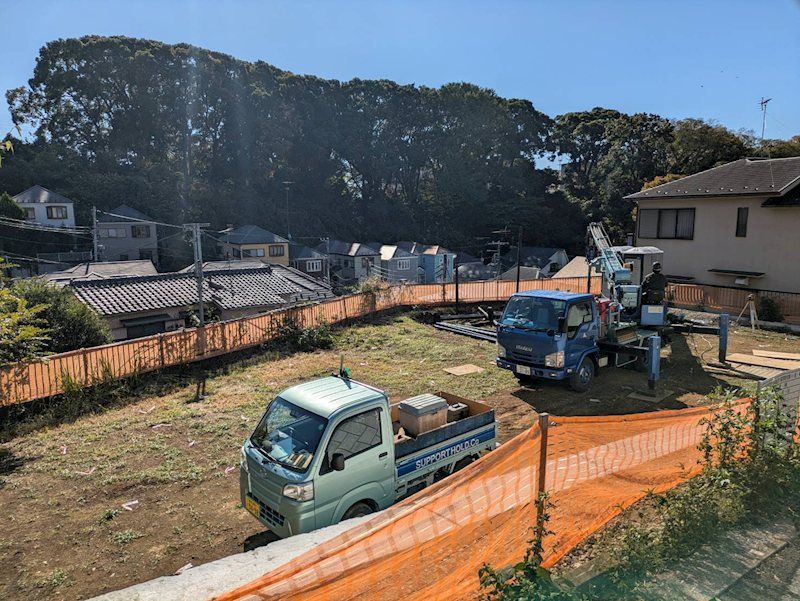 建物外観　建築時