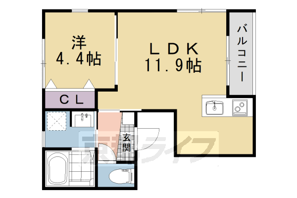 仮)紫野花ノ坊町マンションの間取り写真