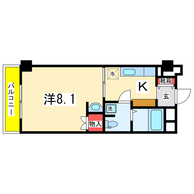 マンション礎の間取り写真