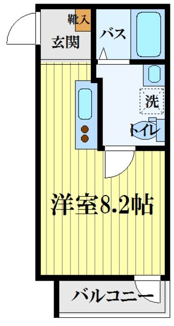 グランドハイツ西国立の間取り写真