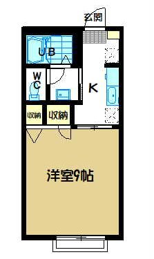 アンジェスの間取り写真