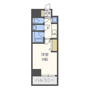 ONE ROOF FLAT TENJINBASHIの間取り写真