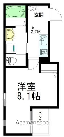イーストハイツの間取り写真