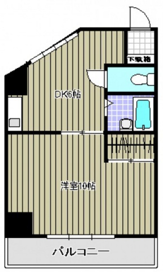 エスコート西原の間取り写真