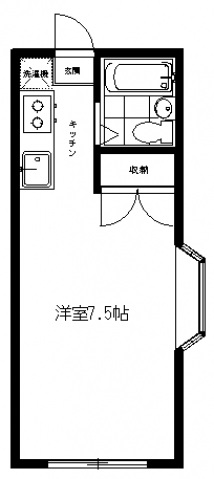 エステートピア優の間取り