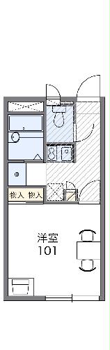 レオパレス東根の間取り