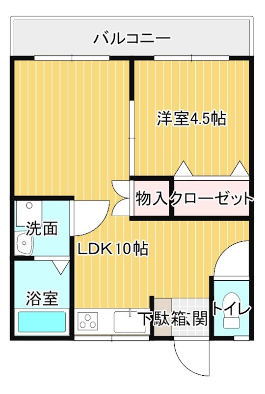 パークサイド上田の間取り