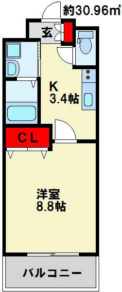 ソッジョルノ高田の間取り