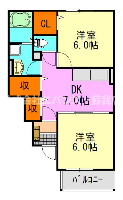 クレストオユミの間取り