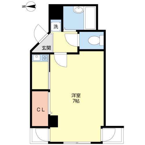 スタシオン大濠公園の間取り