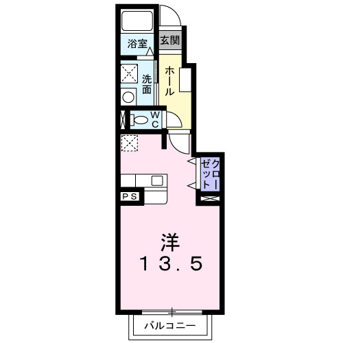 プロムナード日岡の間取り