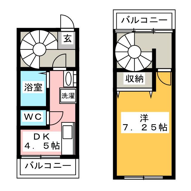 ファンティーヌの間取り