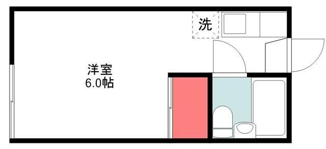 川越市吉田新町のアパートの間取り