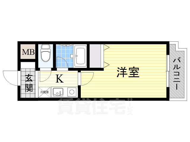 ベルデ堺東の間取り