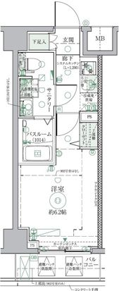 クレヴィスタ北綾瀬の間取り