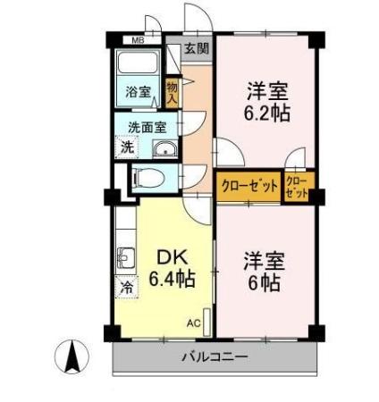 フィネス木太の間取り